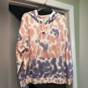 Lightweight splattered hoodie
